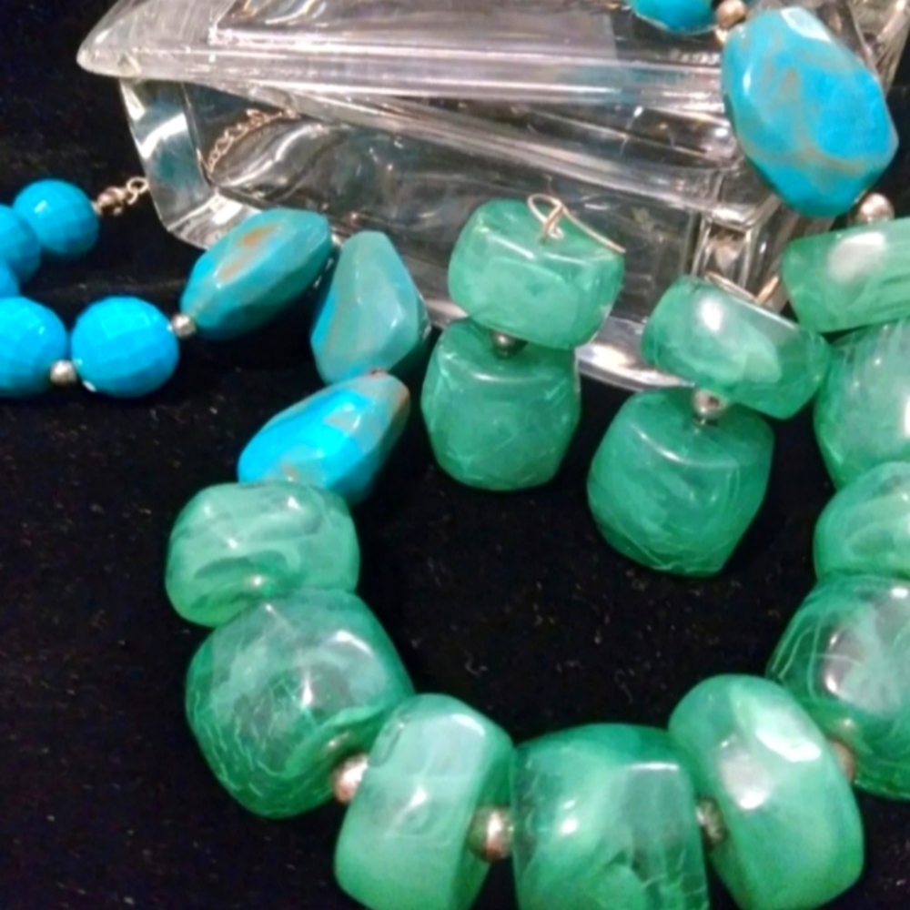 Fashion Necklace/Earrings Set- statement piece